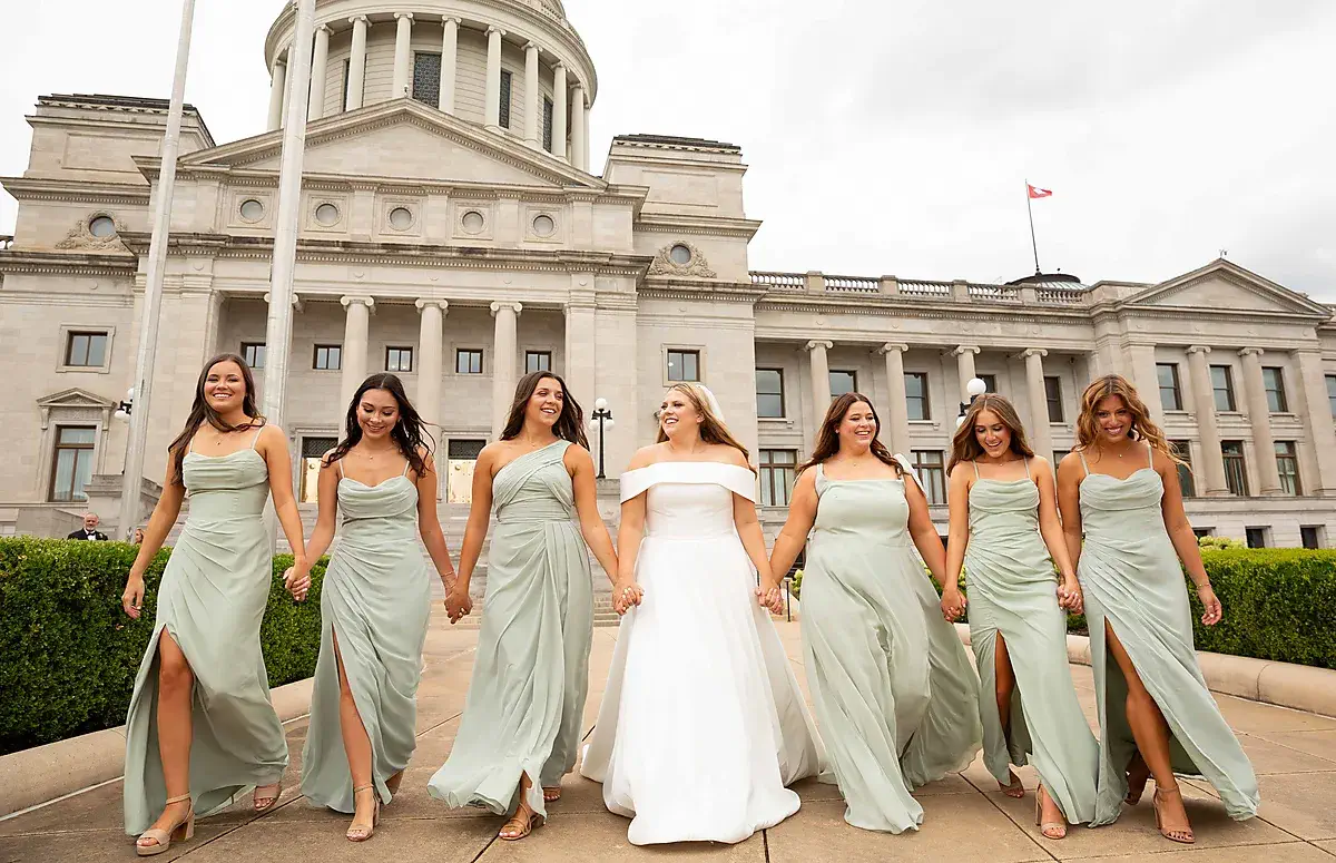 Tony Baker photographing a wedding in Little Rock, Arkansas