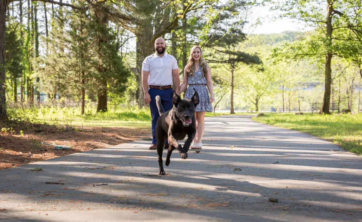 Two Rivers Park Engagement Session: Jace & Katie in Little Rock